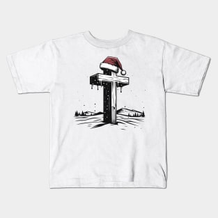 Christmas Cross Kids T-Shirt